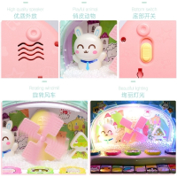 智佳儿童多功能电子琴宝宝早教雪花音乐小钢琴0-1-2-3岁男女幼儿 蓝色雪花电子 普通电池