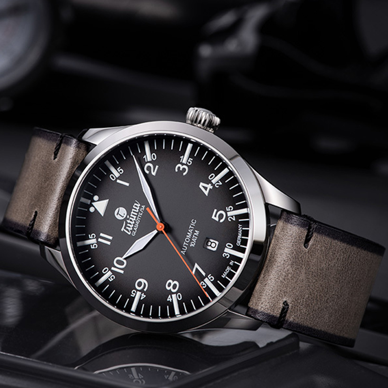 tutima拓天马flieger飞行员系列610531自动机械男表