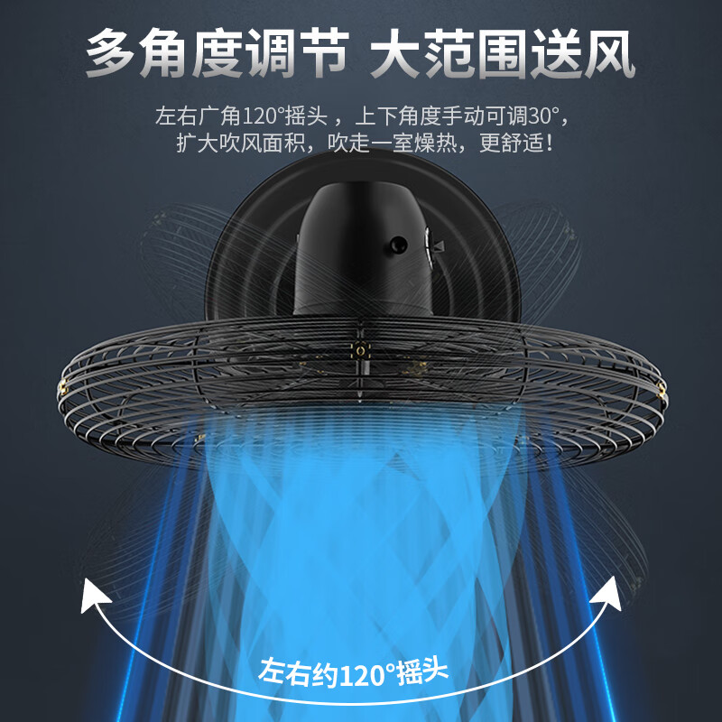 钻石牌FS-75工业落地扇(ABS扇叶,铜线电机,2.5米电源线)高清大图