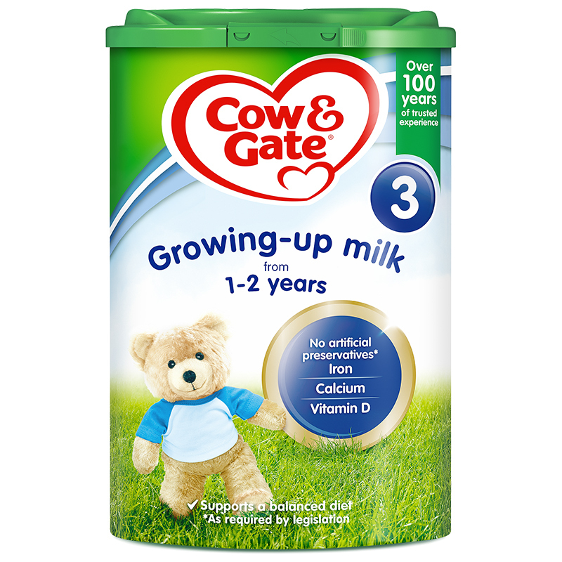 COW&GATE 英国牛栏 幼儿配方奶粉3段(1-2岁)800g/罐 爱尔兰原装进口高清大图