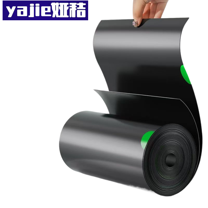 娅秸 垃圾袋 (黑色加厚90只/卷) 卷高清大图