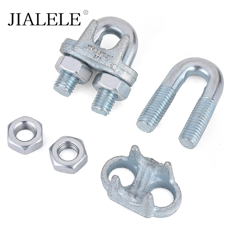 JIALELE 钢线卡子紧固件 M5(强度4.8) 个高清大图