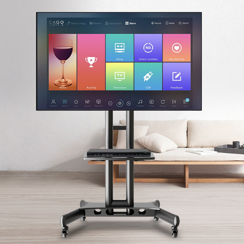 融氏(rongs)礼品定制 nb移动电视架落地支架电视机挂架推车液晶立式 