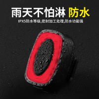 自行车充电尾灯夜间警示闪光灯山地车装饰灯夜骑单车后灯红蓝爆闪山地自行车单车零件配件骑行装备变速车