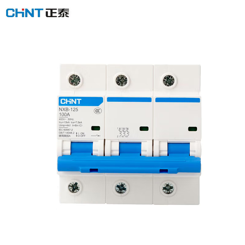 正泰(CHNT)过载保护空开开关 NXB-125-3P-C100(单位:个)高清大图