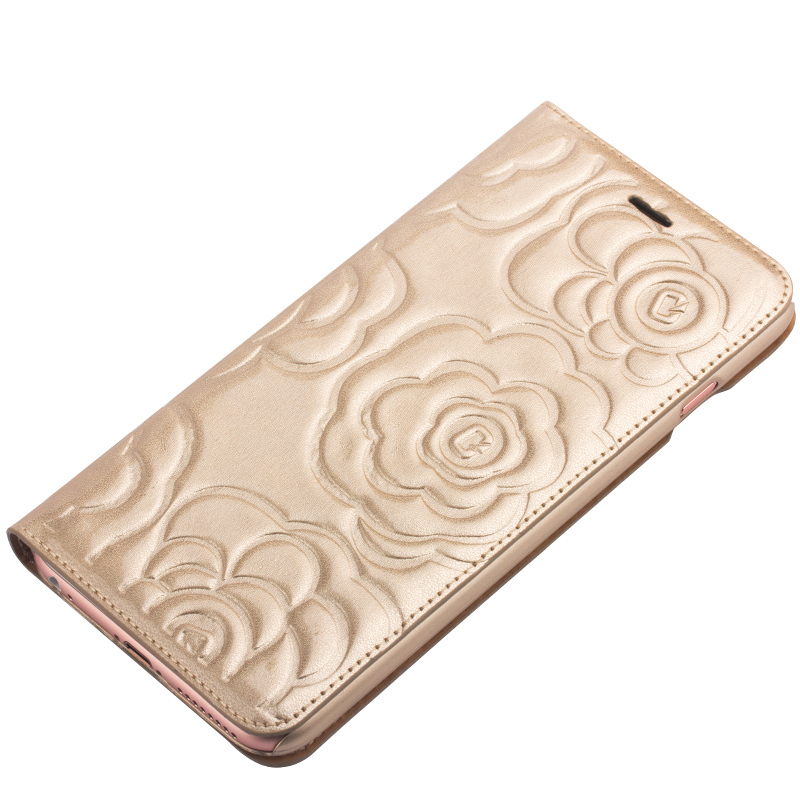 真皮保护套/防摔手机壳/手机套 适用于苹果6S/6/6s plus 4.7淑女香槟色