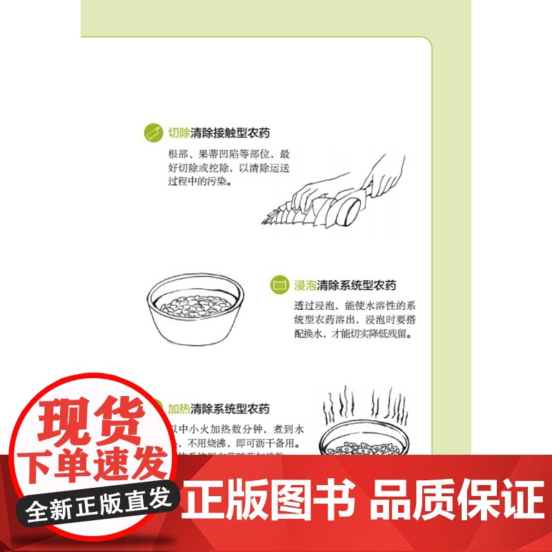 生活-正确洗菜 摆脱农药残留阴影 厨房百科一分钟了解农药残留部位 三分钟学会如何清洗 减少蔬果农药残留 把好食品安全关高清大图