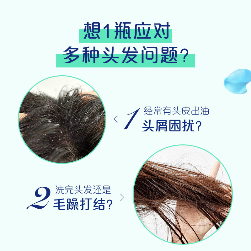 飘柔日常护理双效去屑清爽型洗发露360g 洗发水男女士洗发露洗头膏清爽控油高清大图