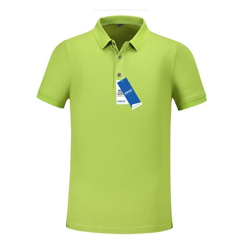 安居先森兰博基尼大牛柔顺抗皱吸湿透气双丝光短袖polo衫男款 绿色 s