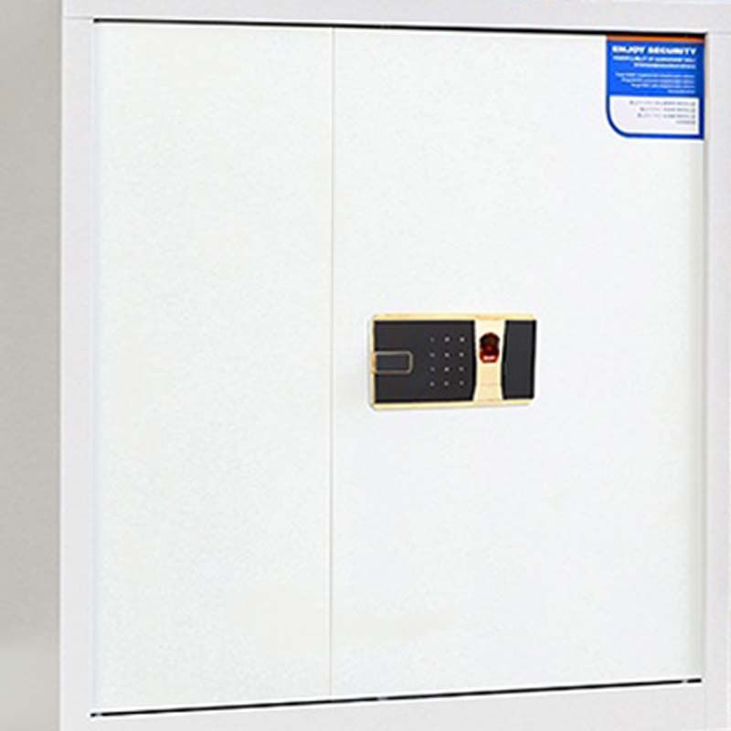 帅畅保密柜财务档案柜文件柜办公室资料储物柜保险柜矮柜白色-指纹密码锁高清大图