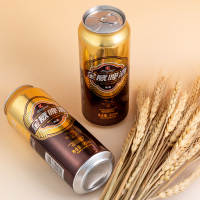 雪花啤酒(Snowbeer)金威纯酿8度500ml*24听 大规格实惠装