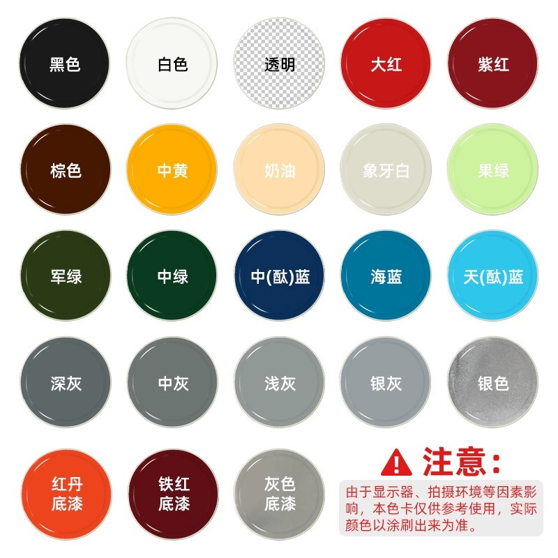 千居美醇酸调和漆 防锈金属漆钢结构铁栏杆工程防腐油漆 10KG R03大红