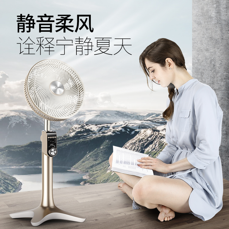 惠而浦电风扇塔扇家用遥控落地扇静音无叶风扇台式定时风扇立式