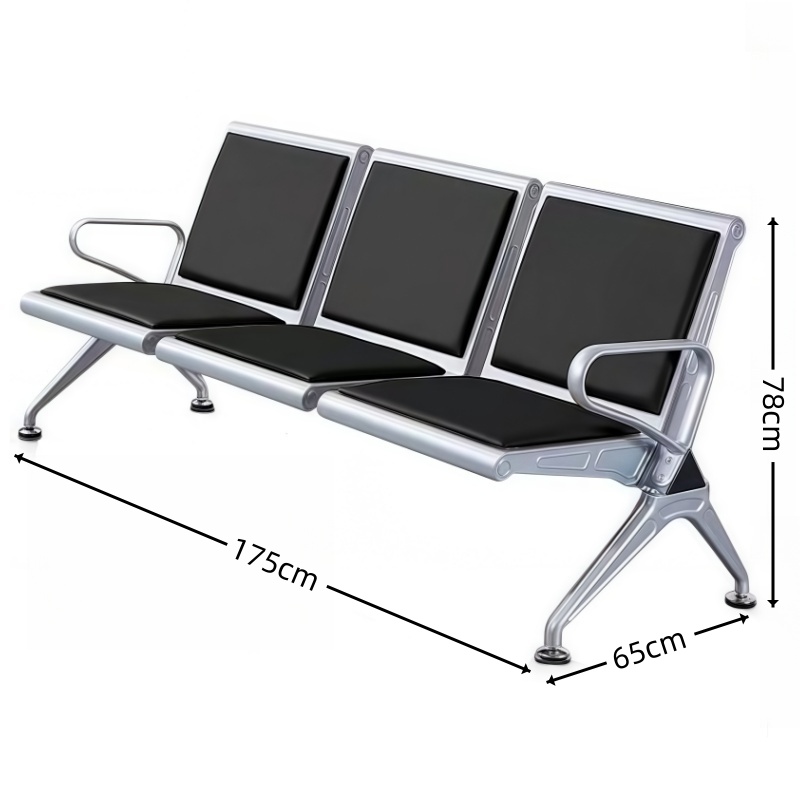 豫龙都 连排椅 三人位 张高清大图