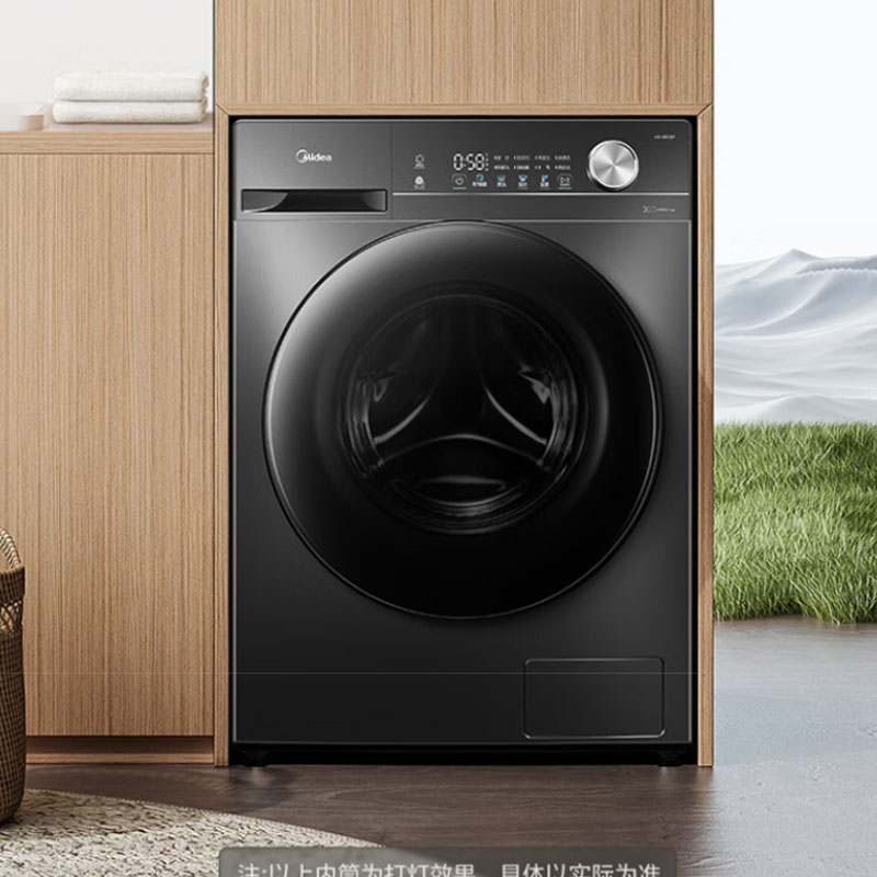 美的(Midea)滚筒洗衣机全自动家用 1.1洗净比10公斤 除菌净螨 节能净速MG100V36T高清大图