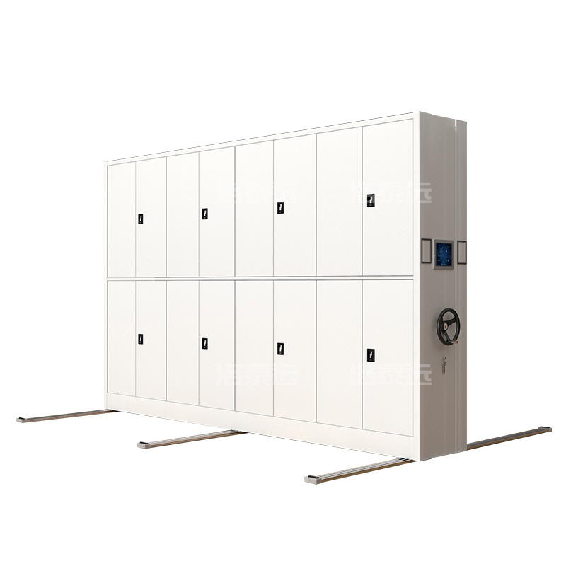 洛泰远 LTY3110820智能密集架移动式档案柜钢制轨道智能密集柜 一列4组3700*560*2360