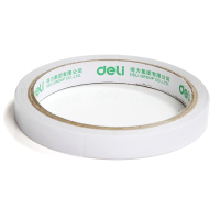 得力(deli)30401双面胶强力两面胶带胶条办公文具手工美纹纸粘贴纸批发手账贴纸透明胶带 20卷