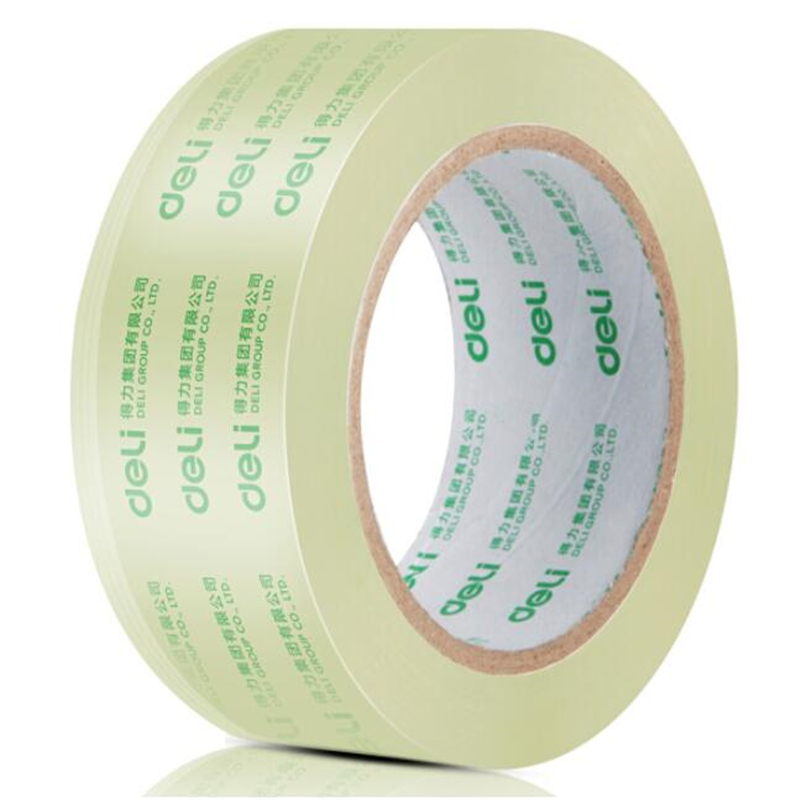 得力(deli)高品质高透明封箱胶带48mm*60y*50um(54.9m/卷) 6卷/筒 30203