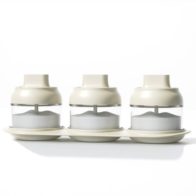 全格玻璃调料盒CF201-4S(280mL*3)
