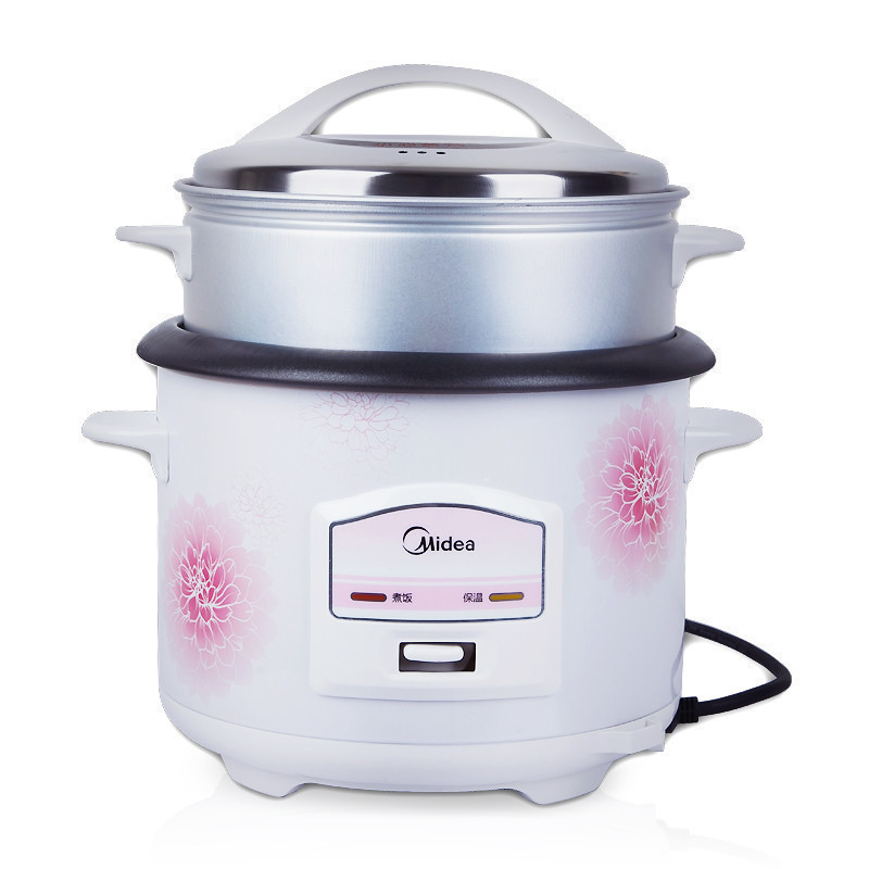 Midea/美的 MG-TH559电饭煲带蒸笼机械电饭锅5L电饭煲5-6人新品