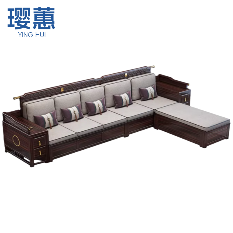 璎蕙 沙发3+贵妃 套高清大图