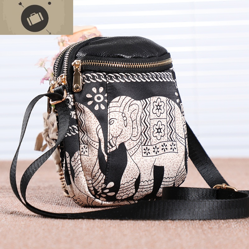 新款迷你小斜挎包民族风绣花小布包斜跨女包包手机包复古包艾狄伊娃女