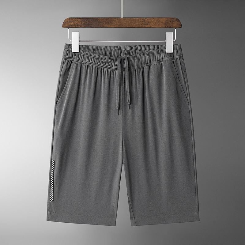 蒙洛里克潮牌速干休闲裤运动短裤2023男夏季薄款五分裤冰丝外穿透气跑步宽松沙滩裤RY86210