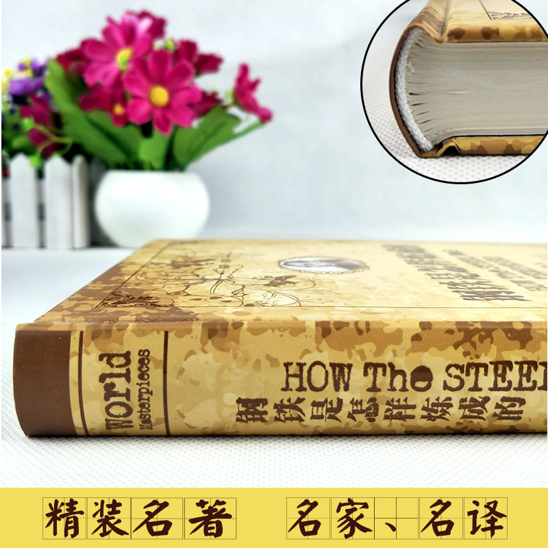 全新 钢铁是怎样炼成的正版 原著 世界名著 足回足本无删减 外国小说世界经典文学名著 青少年初高中生课外阅读物书籍