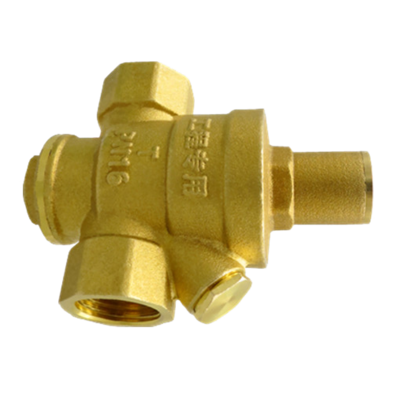通用阀门 黄铜活塞式减压阀(可接压力表)1.2寸DN32 1个(货期3-5天)