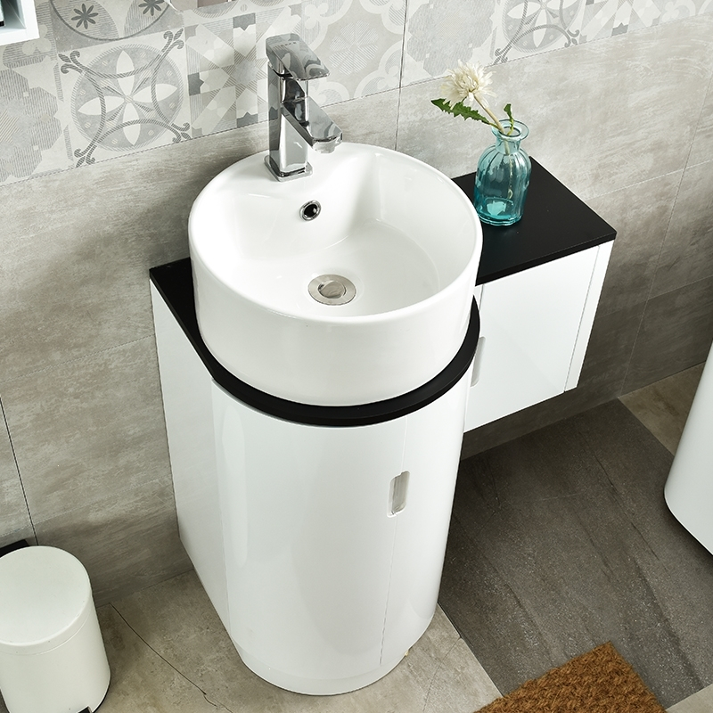 36cm陶瓷盆小户型古达浴室柜组合迷你洗手台洗脸盆洗漱洗面柜小卫生间