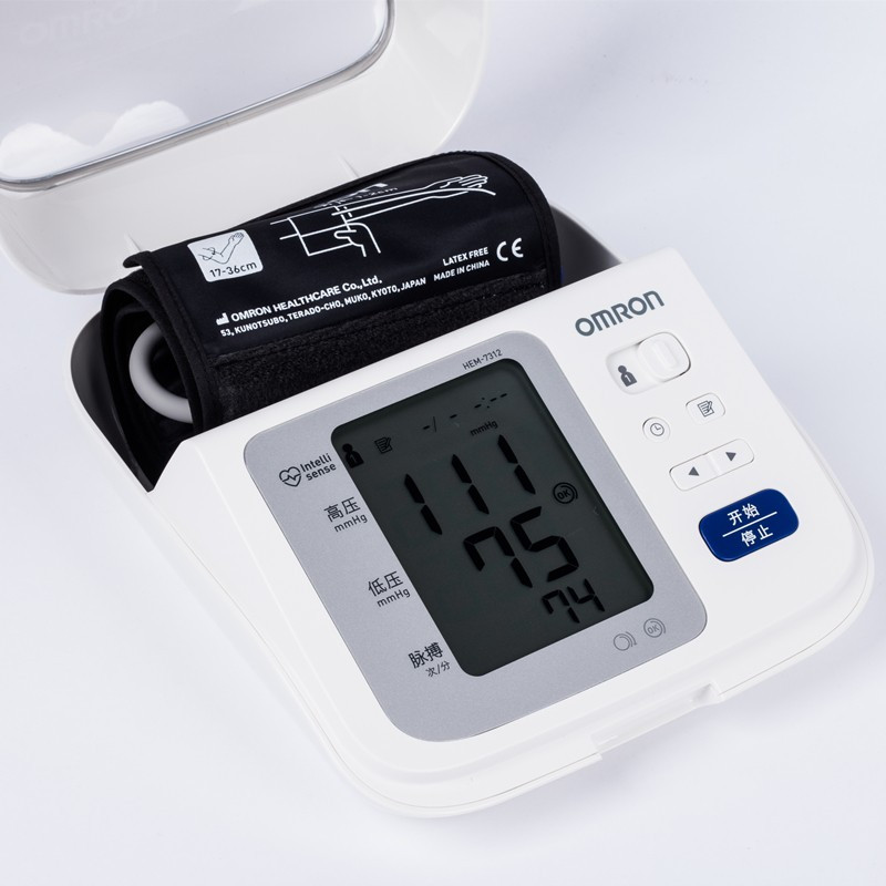 欧姆龙(OMRON)医用血压计 家用上臂精准血压仪HEM-7312