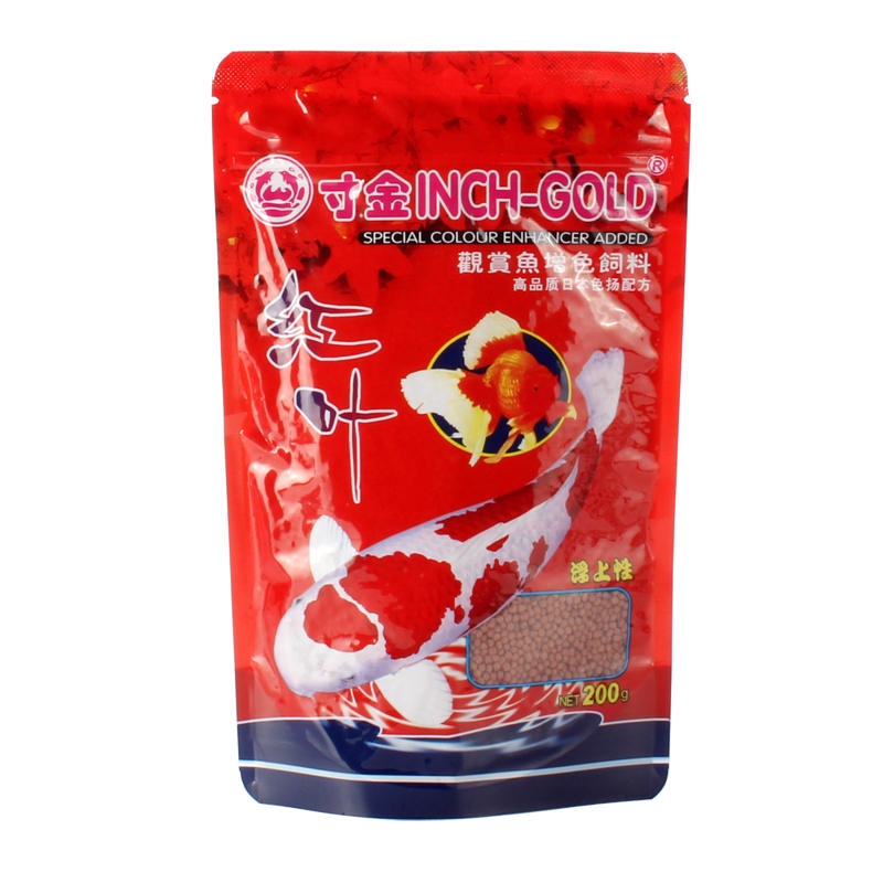 红叶观赏鱼增色饲料锦鲤金鱼饲料增色鱼粮热带鱼饲料鱼食鱼粮高清大图