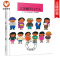 [醉染正版]正版 三顶帽子几个人 信谊绘本 儿童绘本0-3岁幼儿园小班中班经典硬皮精装硬壳书籍 宝宝3-6周岁早教认