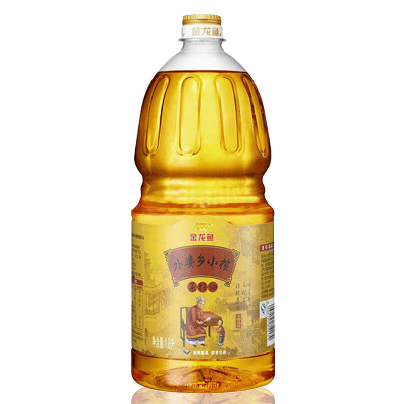 金龙鱼 菜籽油 外婆乡小榨菜籽油 1.8L*6桶 整箱发货 非转基因物理压榨