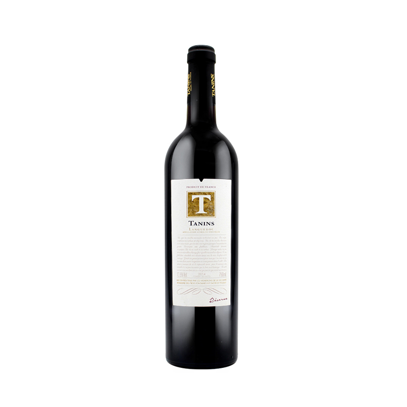 法国原瓶进口泰妮丝朗多克酒庄珍藏红葡萄酒Tanins Languedoc AOP Reserve 单支750ml