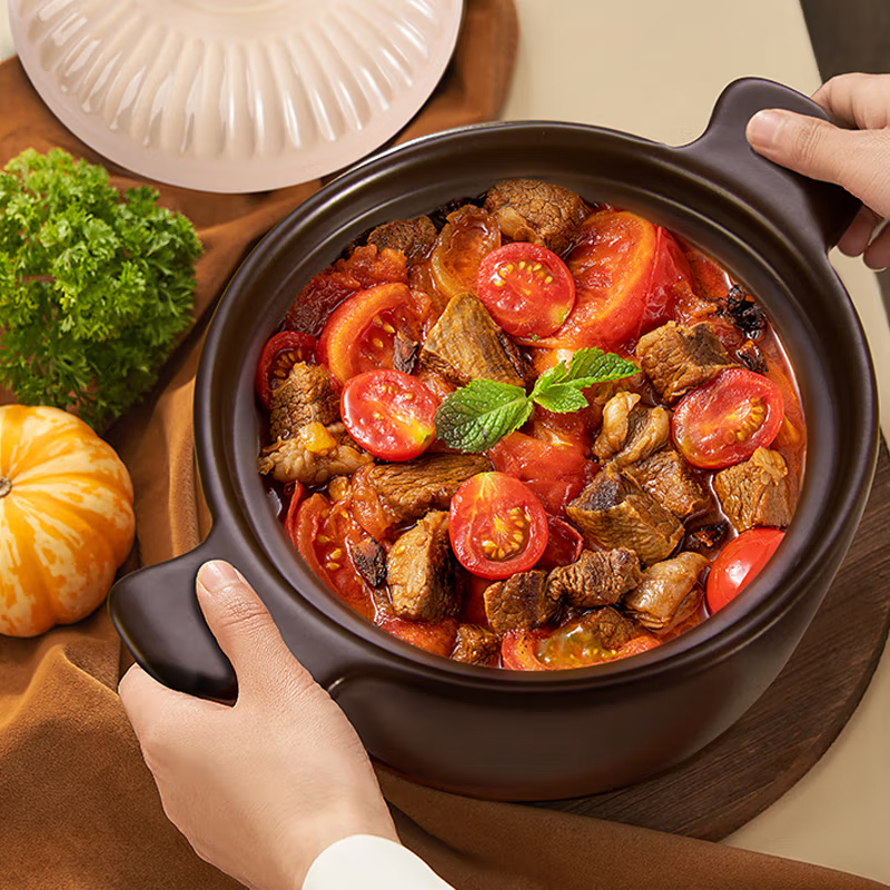 爱仕达(ASD)砂锅煲汤炖锅3.5L陶瓷煲仔饭砂锅燃气灶明火专用RXC35G4Q 个高清大图