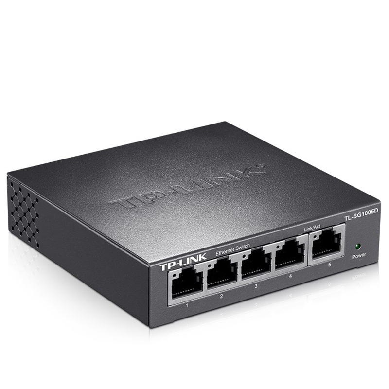 普联(TP-LINK) TL-SG1005D 5口千兆 交换机 (计价单位:个) 黑色