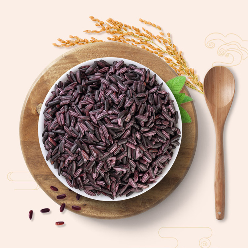 燕之坊紫米软糯可口颗粒饱满大小均匀品相完好米香浓郁470g高清大图