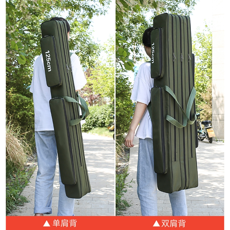 渔具包闪电客鱼竿包钓鱼杆包收纳多功能轻便型大容量大肚鱼包鱼具