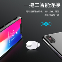 夏新(AMOI) M8 隐形蓝牙耳机单耳微型无线迷你安卓苹果通用超小入耳式运动型跑步开车耳塞式超长待机可接电话 白色