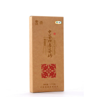 中粮中茶牌 湖南安化黑茶 百年木仓 四喜福禄寿喜紧压黑茶砖 4片/套