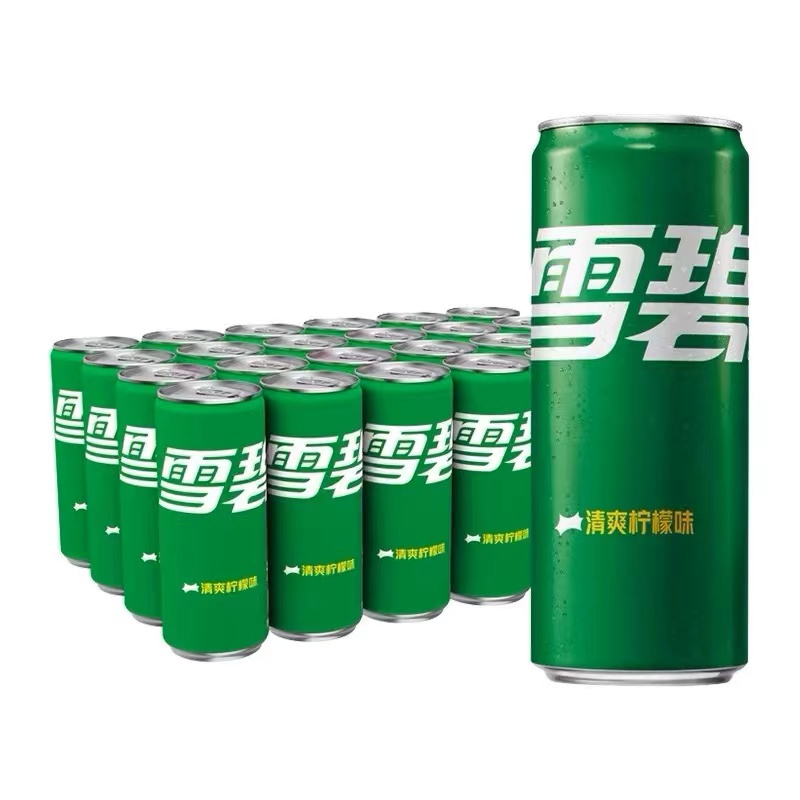 可口可乐雪碧芬达摩登罐零度有糖无糖饮料 雪碧330ml*24罐 起订量2份
