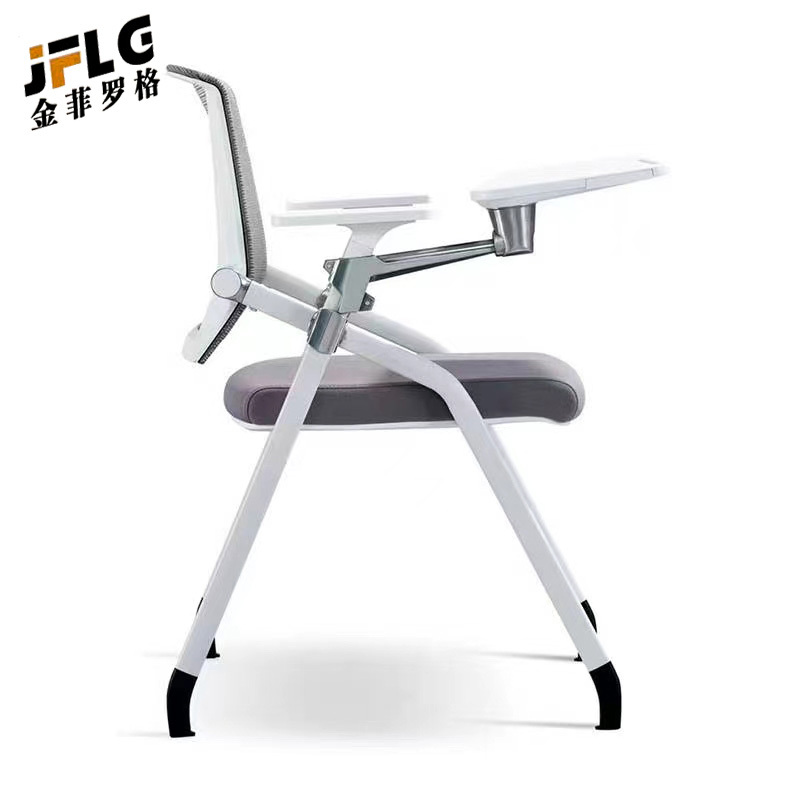 苏宁 金菲罗格 办公家具折叠培训会议椅带写字板椅子高清大图