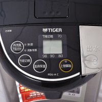 虎牌(tiger)电热水瓶 PDU-A40C 日本原装进口 微智能电热水瓶 氟树脂内胆加工 多段式保温