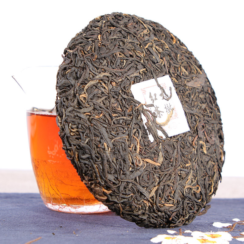 5片共1000g云南滇红特级红茶饼普洱茶料野生老树蜜香红茶茶叶