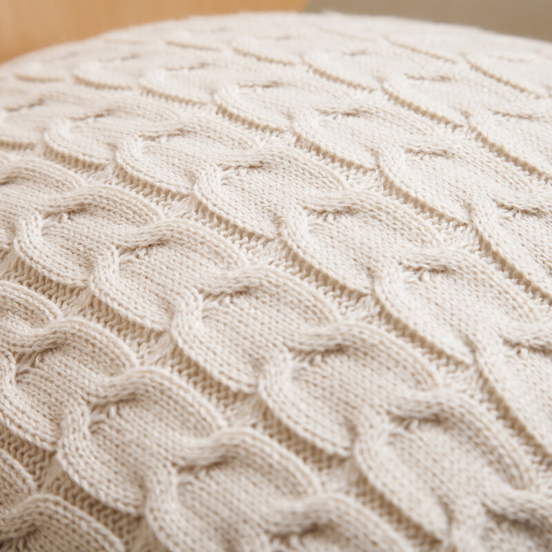 抱枕针织毛线抱枕套床头靠枕靠垫沙靠枕腰枕靠垫床抱枕床午睡枕