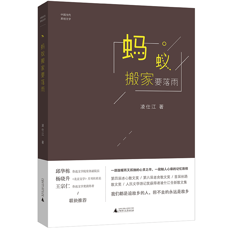 [正版] 蚂蚁搬家要落雨 凌仕江 书店 中国现当代随笔书籍 畅想书高清大图
