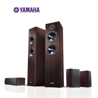 雅马哈（YAMAHA） NS-F51 5.1声道家庭影院组合音响功放套装木质大箱体音响+黑色RX-V485+150低音炮