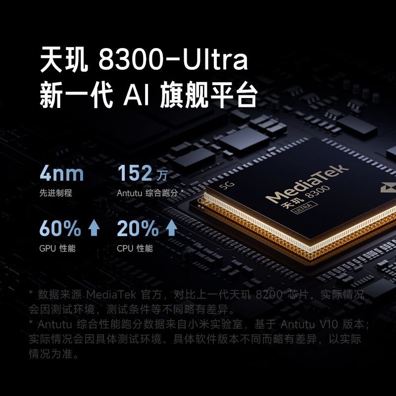 Redmi K70E 天玑 8300-Ultra 澎湃OS 1.5K 旗舰直屏 90W+5500mAh 12GB+256GB 影青色 小米红米K70E 手机 至尊