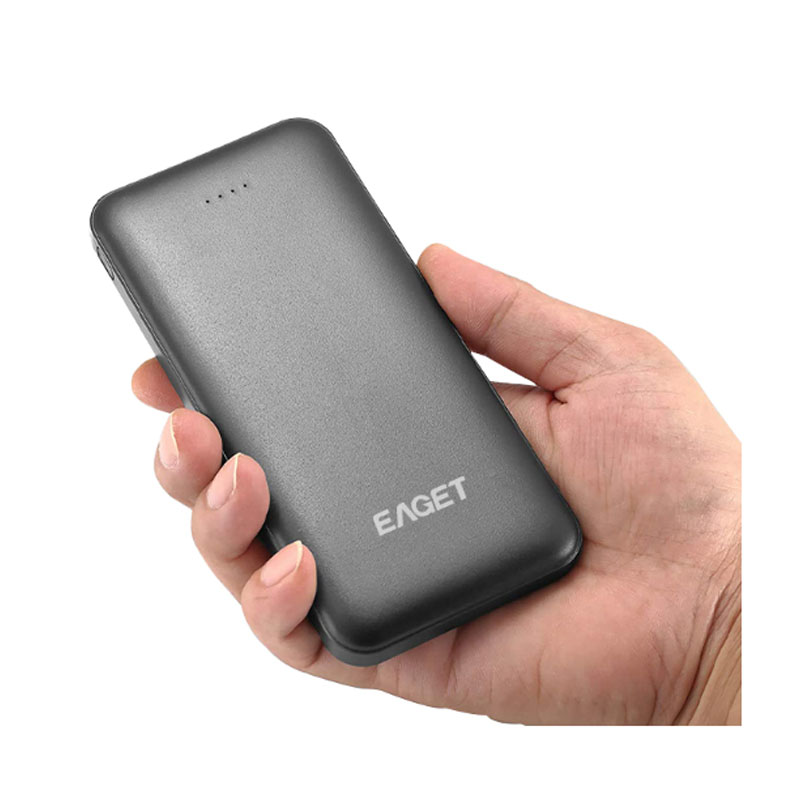 忆捷(EAGET) EP30快充电源锂电池 10000毫安多接口便携式 黑色 单位:个